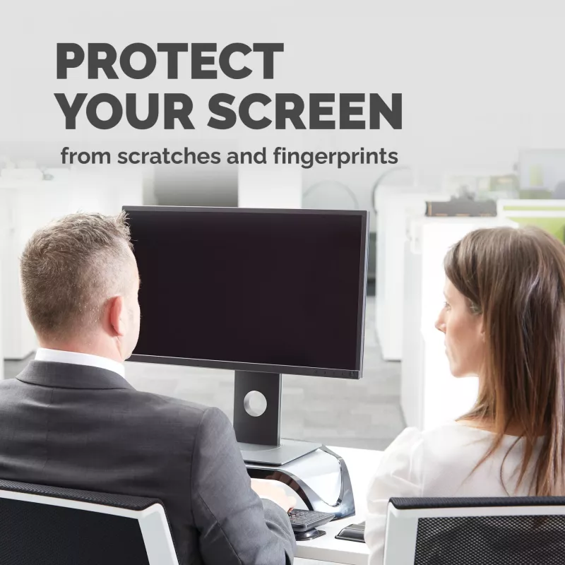 Filtro de privacidade Fellowes PrivaScreen 23 polegadas ecrã panorâmico, 58,4 cm (23 polegadas), 16:9, monitor, filtro de privacidade para ecrã sem moldura, antirreflexo, proteção de privacidade, 140 g