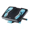 Repousa-pés Fellowes para debaixo da secretária – repousa-pés Energizer repousa-pés ergonómico com 3 posições ajustáveis em altura e superfície com relevo de massagem – repousa-pés para escritório e casa – antracite