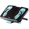 Repousa-pés Fellowes para debaixo da secretária – repousa-pés Energizer repousa-pés ergonómico com 3 posições ajustáveis em altura e superfície com relevo de massagem – repousa-pés para escritório e casa – antracite