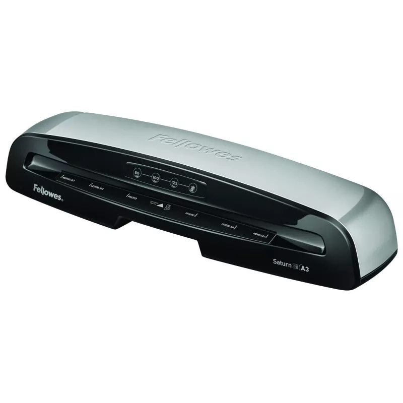 Plastificadora a frio/a quente Fellowes Saturn 3i 300 mm/min preto, prateado