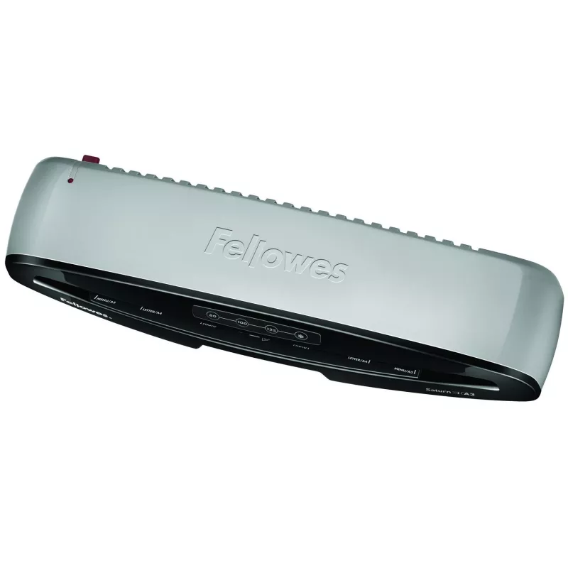 Plastificadora a frio/a quente Fellowes Saturn 3i 300 mm/min preto, prateado