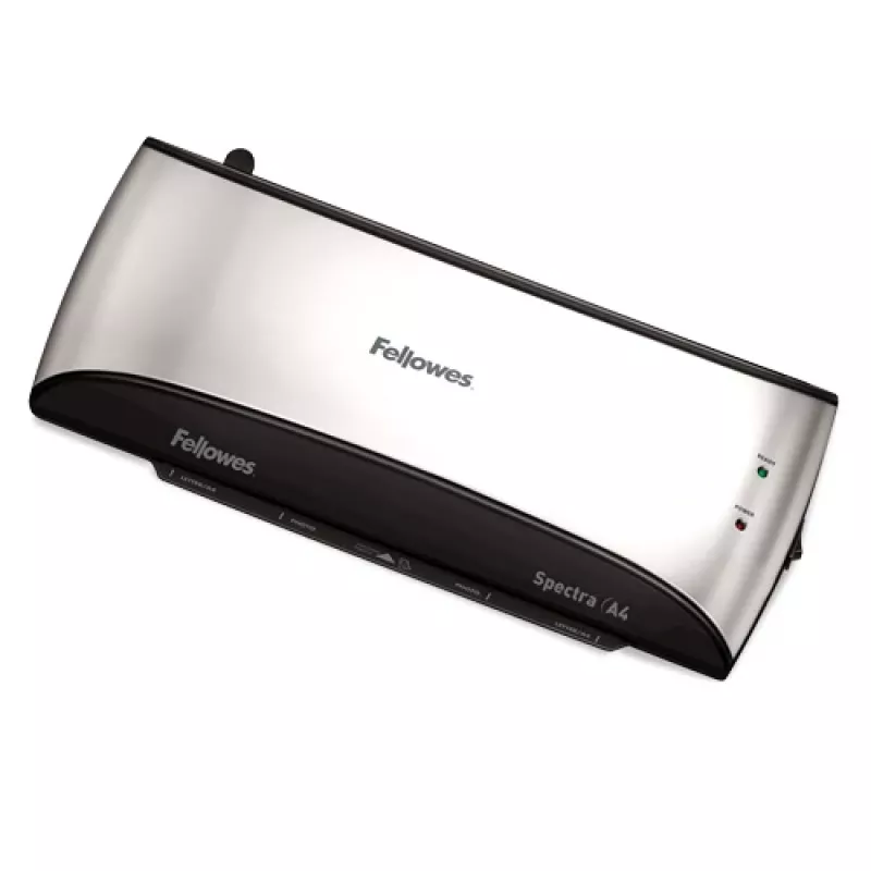 Plastificadora a frio/a quente Fellowes Spectra A4 preto, cinzento