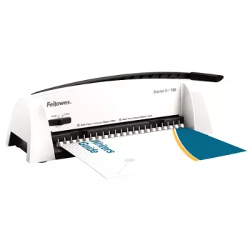 Encadernadora Fellowes Starlet 2+ cinzento, branco