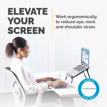 Suporte para portátil Fellowes I-Spire Quick Lift ajustável