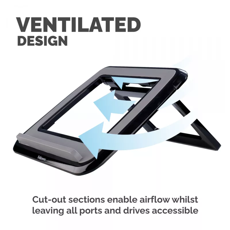 Suporte para portátil Fellowes I-Spire Quick Lift ajustável