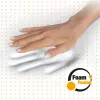 Tapete de rato com apoio de pulso Fellowes – tapete de rato PlushTouch com base de borracha antiderrapante e proteção antibacteriana – tapete de rato ergonómico para computador, portátil, home office – preto