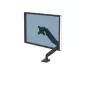 Braço para monitor Fellowes Platinum Series – suporte para monitor para ecrãs de 40 polegadas de 8 kg – suporte de mesa ajustável para monitor – inclinação 45° rotação 180° rotação 360° rotação 360°, VESA 75 x 75/100 x 100 – preto