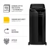 Destruidora de documentos Fellowes 350 folhas alimentação automática corte em partículas AutoMax 350C com recipiente de 68 litros alta segurança P4