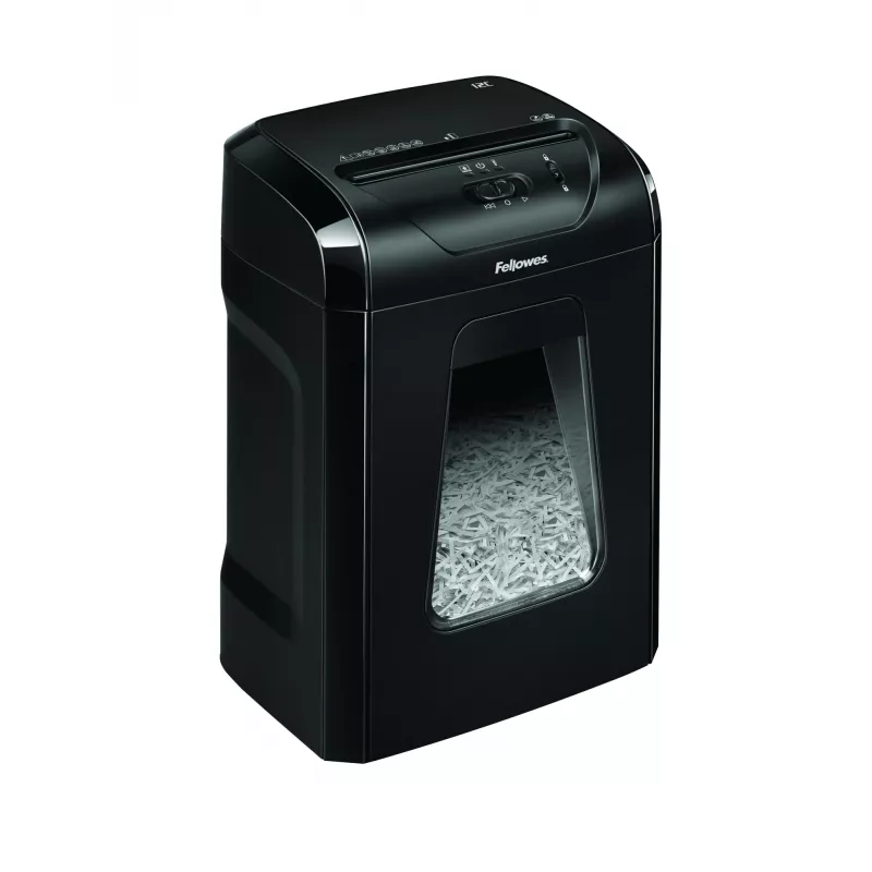 Destruidora de documentos Fellowes Powershred 12C corte cruzado 22,5 cm Preto
