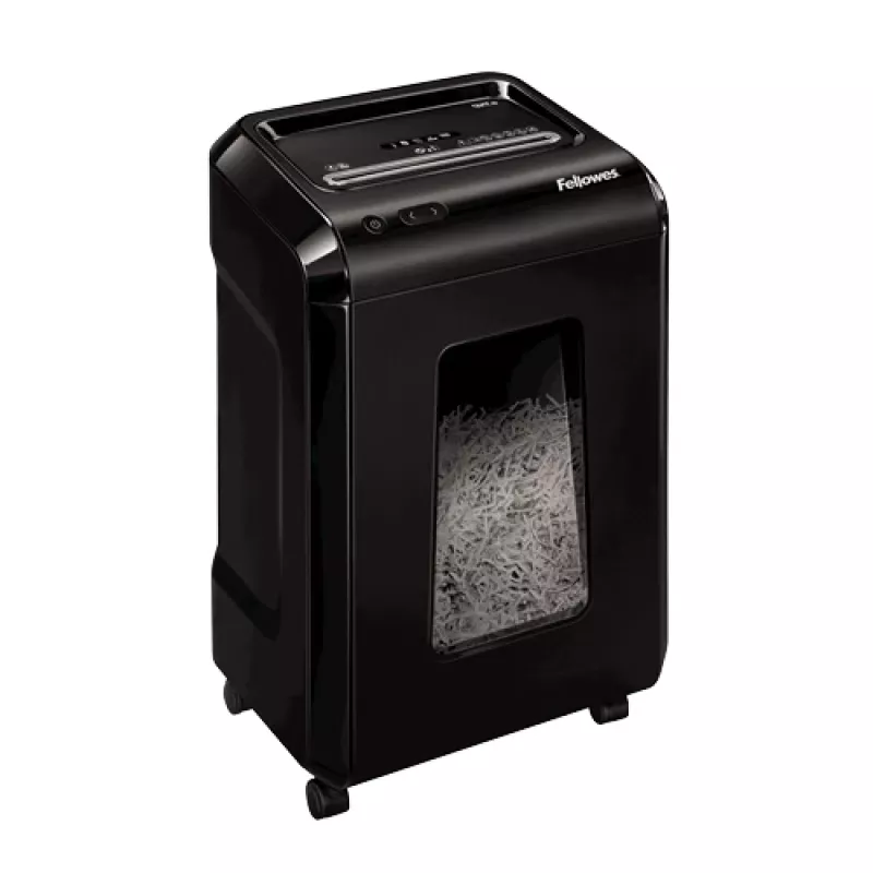 Fellowes Powershred 92Cs destruidora de papel de corte em partículas, 4 x 38 mm, P-4, preto