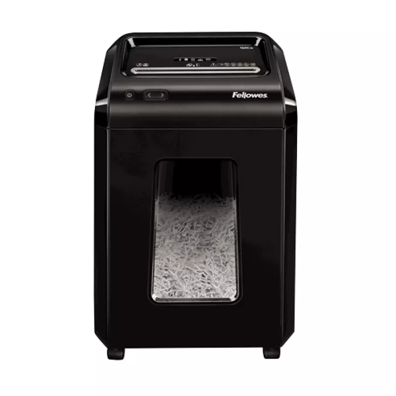 Fellowes Powershred 92Cs destruidora de papel de corte em partículas, 4 x 38 mm, P-4, preto