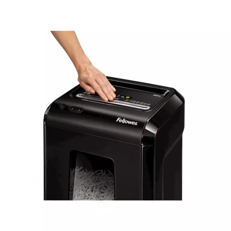 Fellowes Powershred 92Cs destruidora de papel de corte em partículas, 4 x 38 mm, P-4, preto