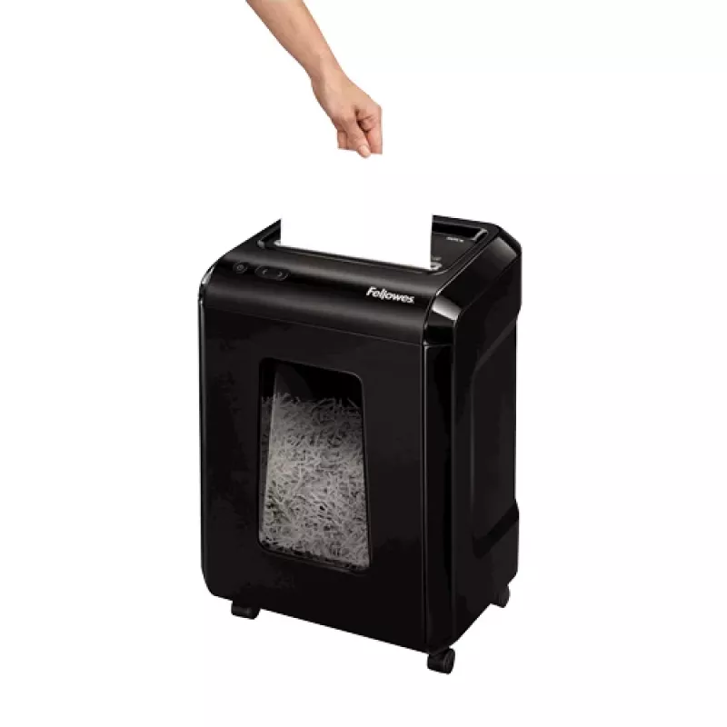 Fellowes Powershred 92Cs destruidora de papel de corte em partículas, 4 x 38 mm, P-4, preto
