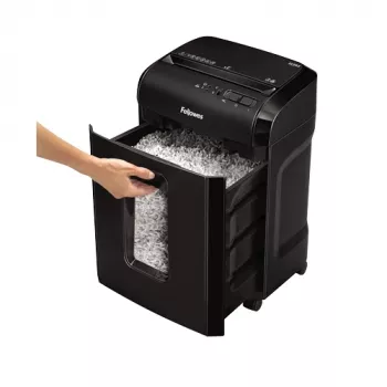 Destruidora de documentos Fellowes Powershred 10M micro-corte Preto