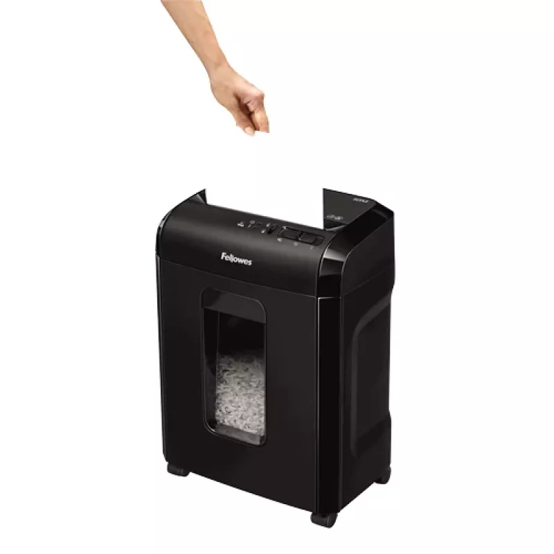 Destruidora de documentos Fellowes Powershred 10M micro-corte Preto