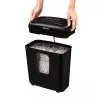 Destruidora de documentos Fellowes Powershred 6M micro-corte Preto