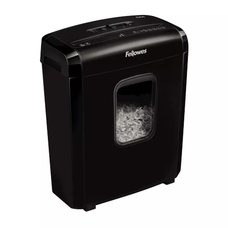 Destruidora de documentos Fellowes Powershred 6M micro-corte Preto