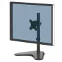 Braço de monitor individual Fellowes Seasa - Suporte de monitor autónomo para ecrãs de 8 kg e 32 polegadas - Braço de monitor ajustável ergonomicamente - Inclinação 45° Rotação 120° Giro 360°, VESA 75 x 75/100 x 100 - Preto