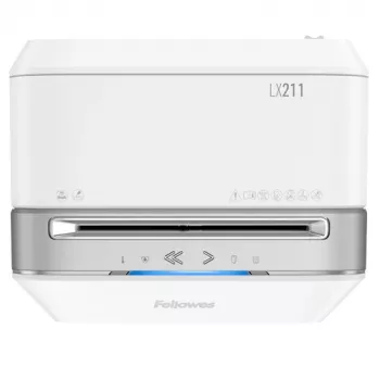 Destruidora de documentos Fellowes LX Series Powershred LX21 micro-corte Cinzento, Branco