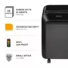 Destruidora de documentos Fellowes LX Series Powershred LX210 Preto