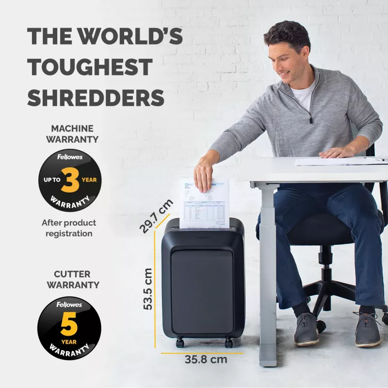 Destruidora de documentos Fellowes LX Series Powershred LX210 Preto