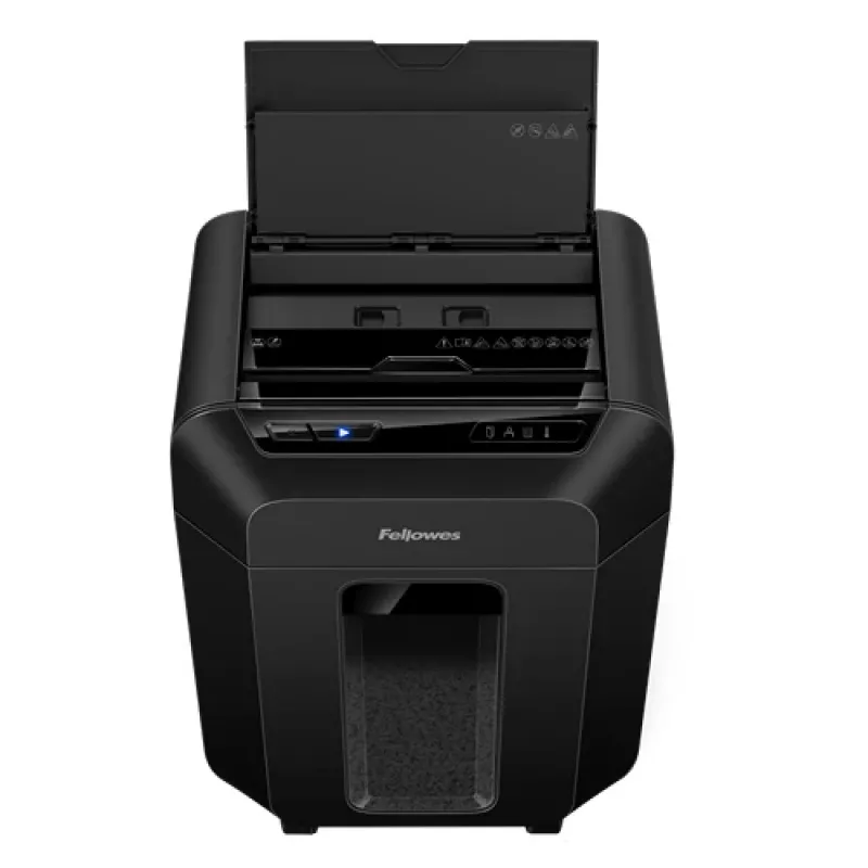 Destruidora de documentos Fellowes Automax 80M corte em partículas 22 cm Preto