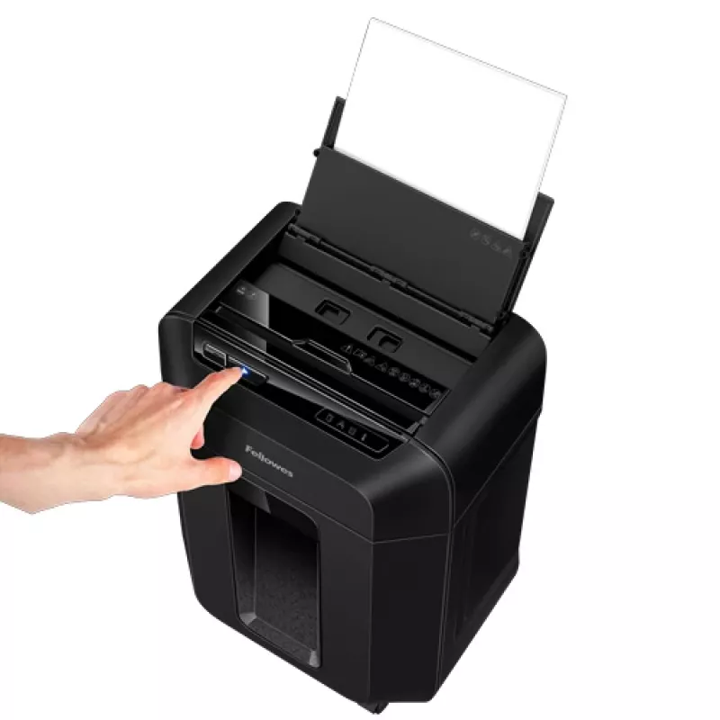 Destruidora de documentos Fellowes Automax 80M corte em partículas 22 cm Preto
