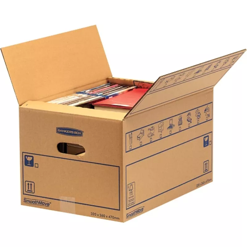 Caixa de armazenamento Fellowes 6203601 Retangular Cartão Natural