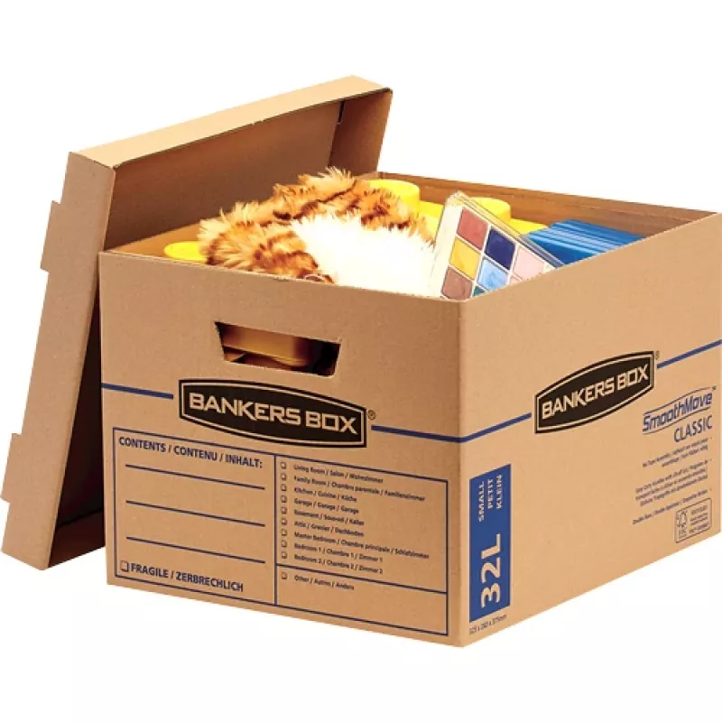 Caixa de armazenamento Fellowes 6203701 Retangular Cartão Natural