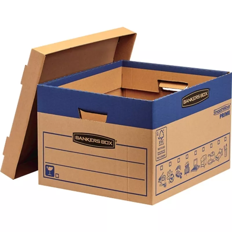 Caixa de armazenamento Fellowes 6204001 retangular cartão natural