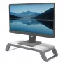 Suporte para monitor de computador Fellowes com 3 alturas ajustáveis - Elevador de monitor Hana LT - Suporte de monitor ajustável ergonómico para computador - Peso máximo 22,6 kg - branco