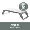 Suporte para monitor de computador Fellowes com 3 alturas ajustáveis - Elevador de monitor Hana LT - Suporte de monitor ajustável ergonómico para computador - Peso máximo 22,6 kg - branco
