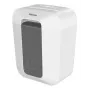 Destruidora de papel de corte em partículas Fellowes LX Series Powershred LX50 (branco) – fecho de segurança patenteado
