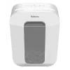 Destruidora de papel de corte em partículas Fellowes LX Series Powershred LX50 (branco) – fecho de segurança patenteado