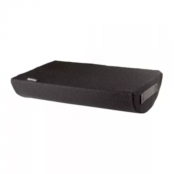 Repousa-pés Fellowes sob a secretária Breyta almofada repousa-pés, preto, poliéster, 45 cm, 30 cm, 450 mm, 300 mm