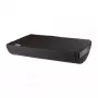 Repousa-pés Fellowes sob a secretária Breyta almofada repousa-pés, preto, poliéster, 45 cm, 30 cm, 450 mm, 300 mm