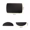 Repousa-pés Fellowes sob a secretária Breyta almofada repousa-pés, preto, poliéster, 45 cm, 30 cm, 450 mm, 300 mm