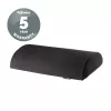 Repousa-pés Fellowes sob a secretária Breyta almofada repousa-pés, preto, poliéster, 45 cm, 30 cm, 450 mm, 300 mm
