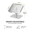 Suporte para portátil Fellowes Alumia – Suporte de secretária para portátil, tamanho máx. 15 polegadas, peso máx. 5 kg, prateado