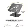 Suporte para portátil Fellowes Alumia – Suporte de secretária para portátil, tamanho máx. 15 polegadas, peso máx. 5 kg, preto