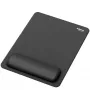 Tapete de rato Fellowes Breyta XL com apoio de pulso tapete de rato XL apoio de pulso com proteção antibacteriana tapete de rato ergonómico preto