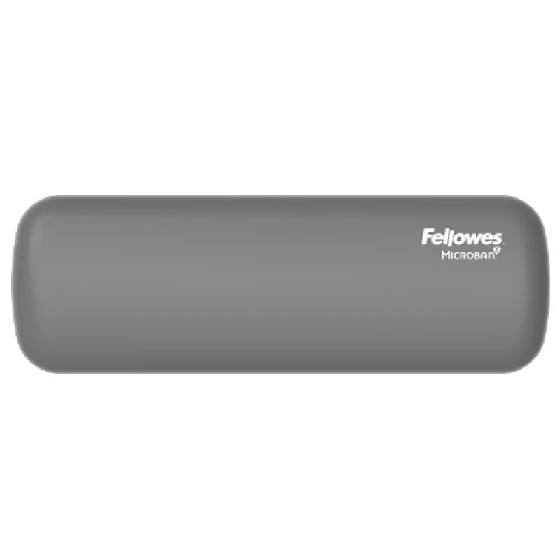 Apoio de pulso Fellowes Breyta Palm Rest com proteção antibacteriana apoio de pulso ergonómico cinzento