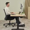 Apoio de pulso para teclado Fellowes Breyta Compact apoio de pulso para teclado com proteção antibacteriana apoio de pulso ergonómico preto