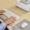 Apoio de pulso para teclado Fellowes Breyta apoio de pulso para teclado com proteção antibacteriana apoio de pulso ergonómico cinzento