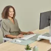 Apoio de pulso para teclado Fellowes Breyta apoio de pulso com proteção antibacteriana apoio de pulso ergonómico verde-salva