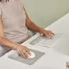 Apoio de pulso para teclado Fellowes Breyta Compact apoio de pulso para teclado com proteção antibacteriana apoio de pulso ergonómico areia