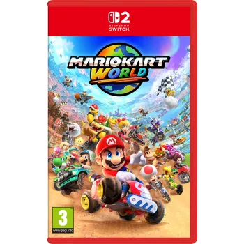 Nintendo Mario Kart World Switch 2 Standard chinês simplificado, chinês tradicional, alemão, neerlandês, inglês, espanhol, francês, italiano, japonês, coreano, português, russo Nintendo Switch 2