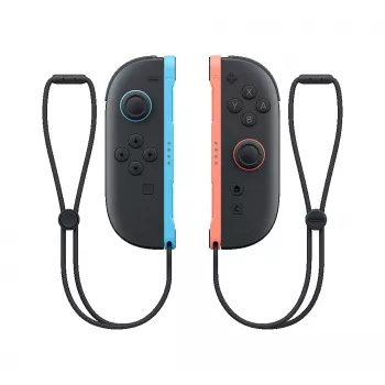 Nintendo Joy-Con 2 (L)/(R) azul-claro/vermelho-claro, joystick, Nintendo Switch 2, botão de captura, direcional, botão Home, analógico/digital, sem fios, Bluetooth