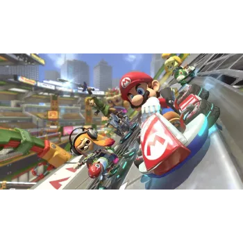 Nintendo Mario Kart 8 Deluxe Standard alemão, inglês, francês, italiano, japonês, neerlandês, português, russo Nintendo Switch