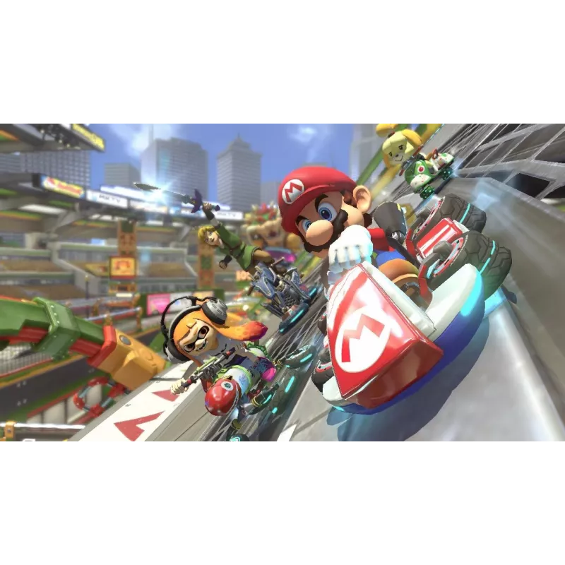 Nintendo Mario Kart 8 Deluxe Standard alemão, inglês, francês, italiano, japonês, neerlandês, português, russo Nintendo Switch